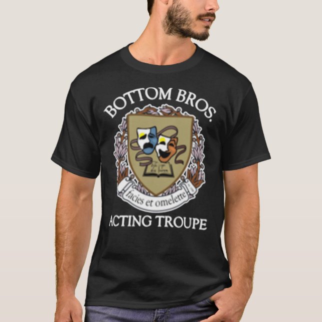 Nick and Nigel Bottom Something Rotten Acting Trou T-Shirt (Front)