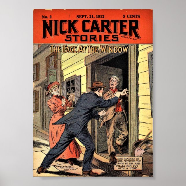 Nick Carter Stories 002 - The Face At The Window Poster (Front)
