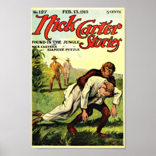 Nick Carter Stories 127 - Found In The Jungle Poster