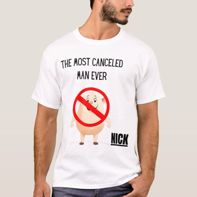 Nick Fuentes Classic T-Shirt, The Most Canceled Ma T-Shirt (Front)