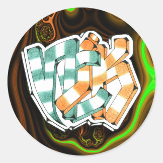 Nick ~ Graffiti Art Sticker 3"