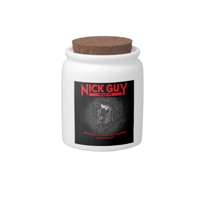 Nick Guy Candy Jar (Front)