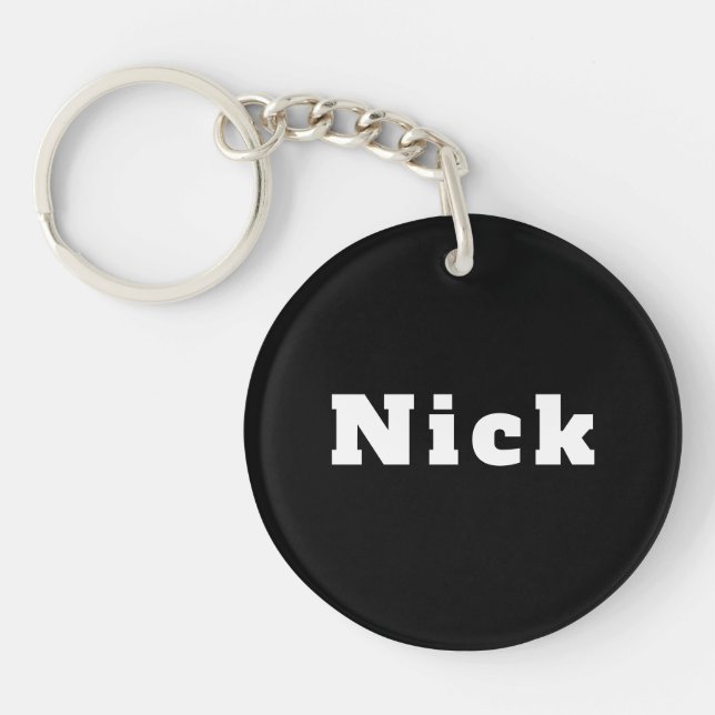 Nick Keychain (Front)