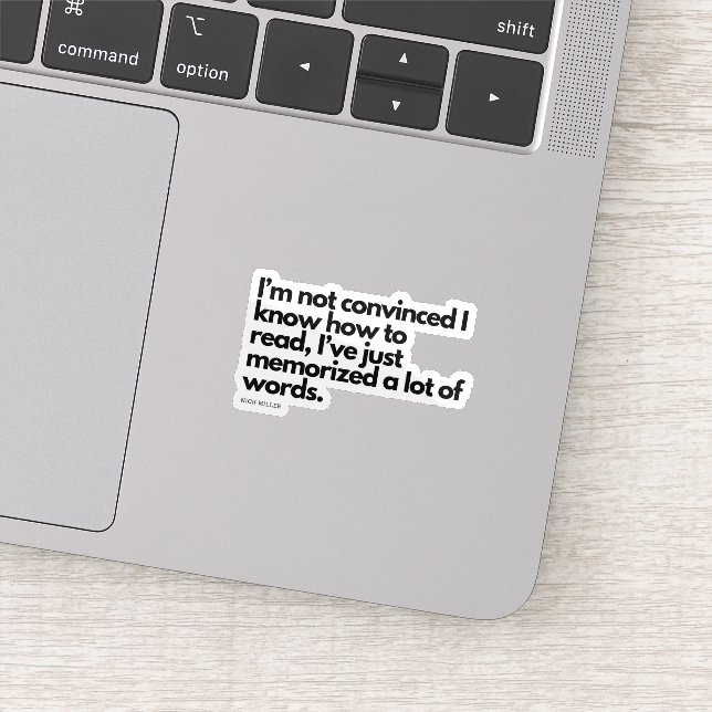 Nick Miller Quote Sticker (Detail)