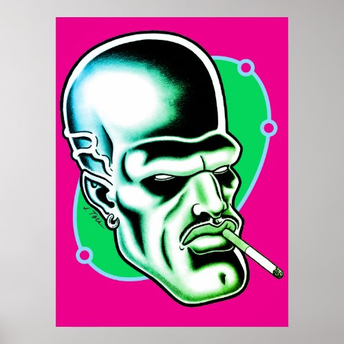 Nick Nebulon™/Hot Pink Poster