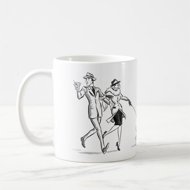 Nick & Nora Coffee Mug (Left)