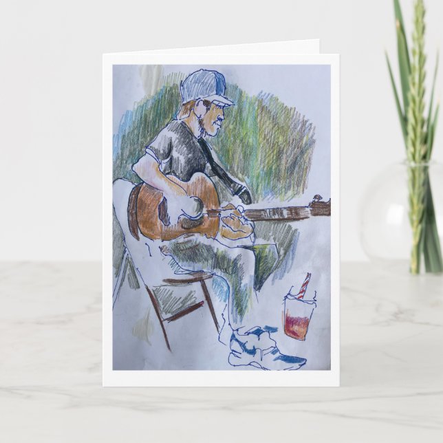Nick the Guitarist Card (Front)