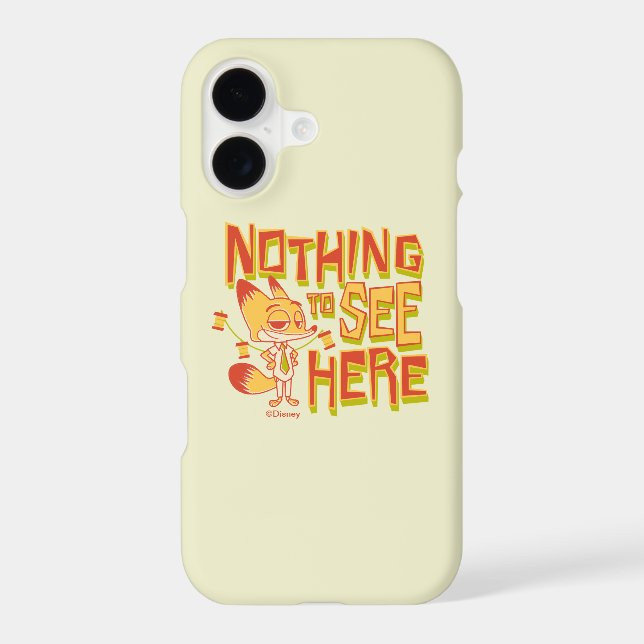 Nick Wilde - Nothing To See Here Case-Mate iPhone Case (Back)