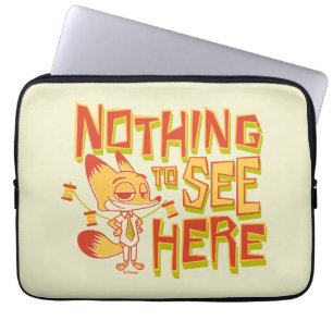 Nick Wilde - Nothing To See Here Laptop Sleeve