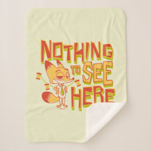 Nick Wilde - Nothing To See Here Sherpa Blanket