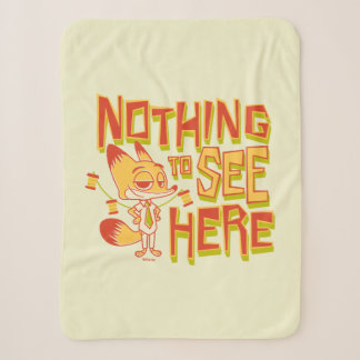 Nick Wilde - Nothing To See Here Sherpa Blanket