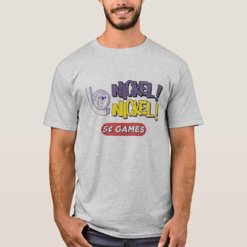 Nickel Nickel 5 cent Games vintage t_shirt