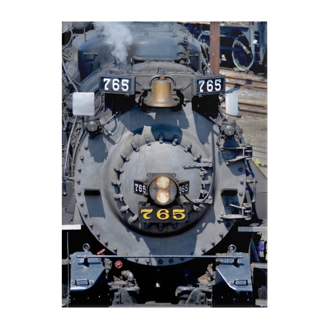 Nickel Plate Road 765 Steam locomotive Train  Acrylic Print (Front)