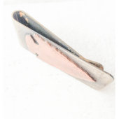 Nickel Silver & Copper Arrowhead Money Clip (3/4)
