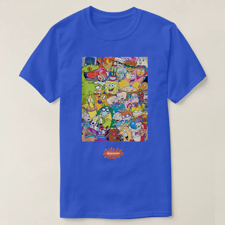 Nickelodeon Classic 90s Characters T Shirt Zazzle 8042