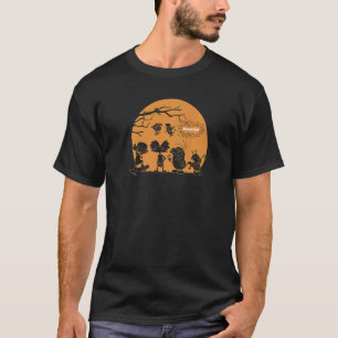 Nickelodeon Halloween Haunted Group Sunset T-Shirt