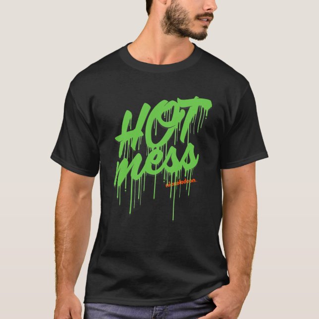 Nickelodeon Slime Hot Mess T-Shirt (Front)