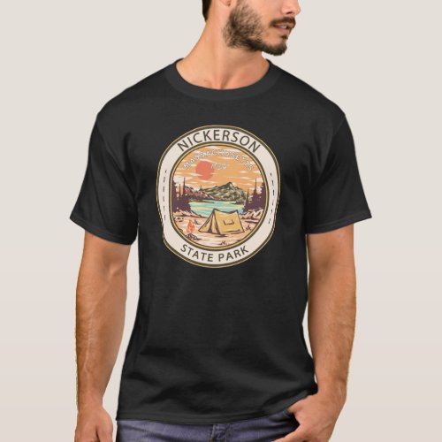 Nickerson State Park Massachusetts Badge T_Shirt