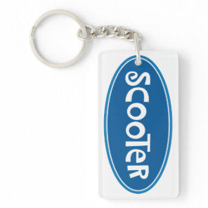 nickname "SCOOTER" keychain
