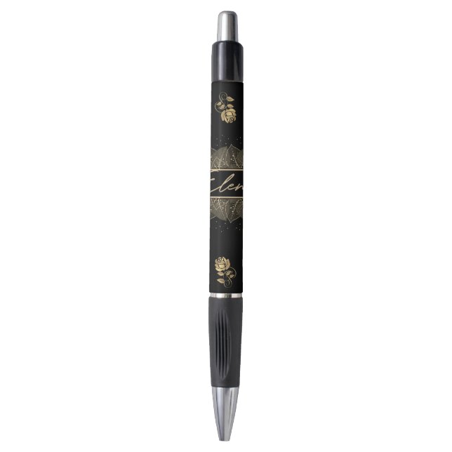 Nicknamed golden flower pen (Front Vertical)