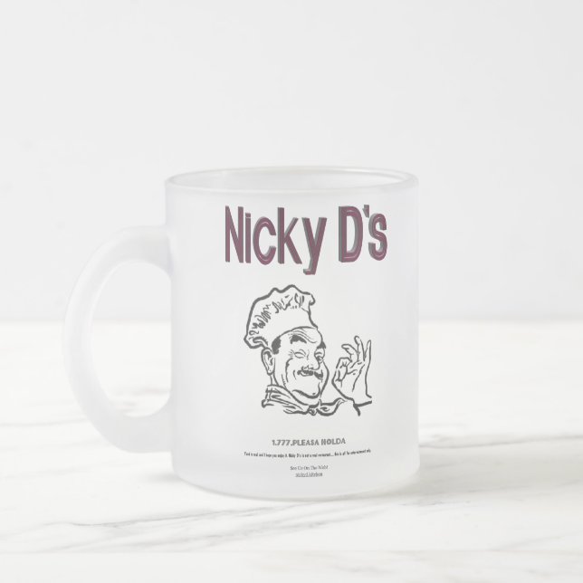 Nicky D's Coffee cup (Left)
