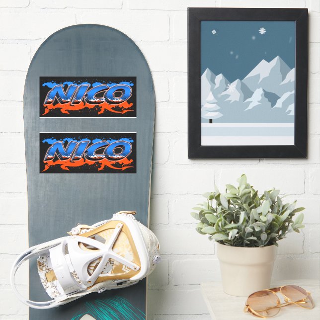 Nico first name name Graffiti sticker | Zazzle