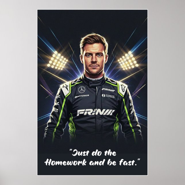 Nico Hülkenberg Poster (Front)