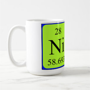 Nico periodic table name mug