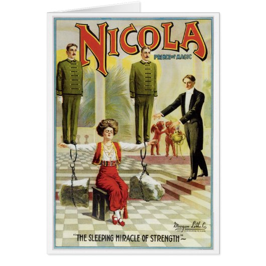 Nicola Prince of Magic ~ Vintage Magician Act (Front)