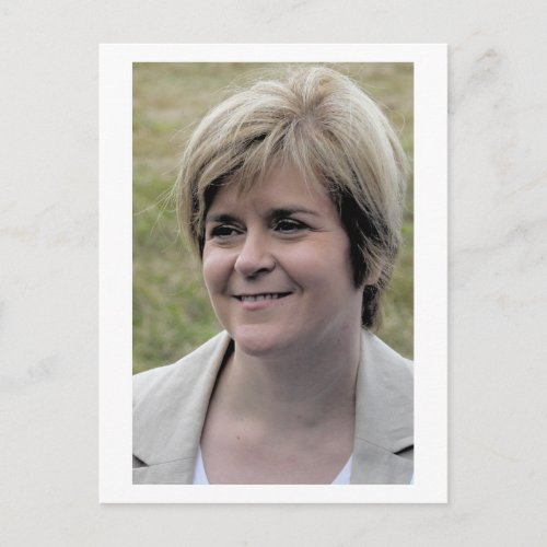Nicola Sturgeon First Minister of Scotland Postcard