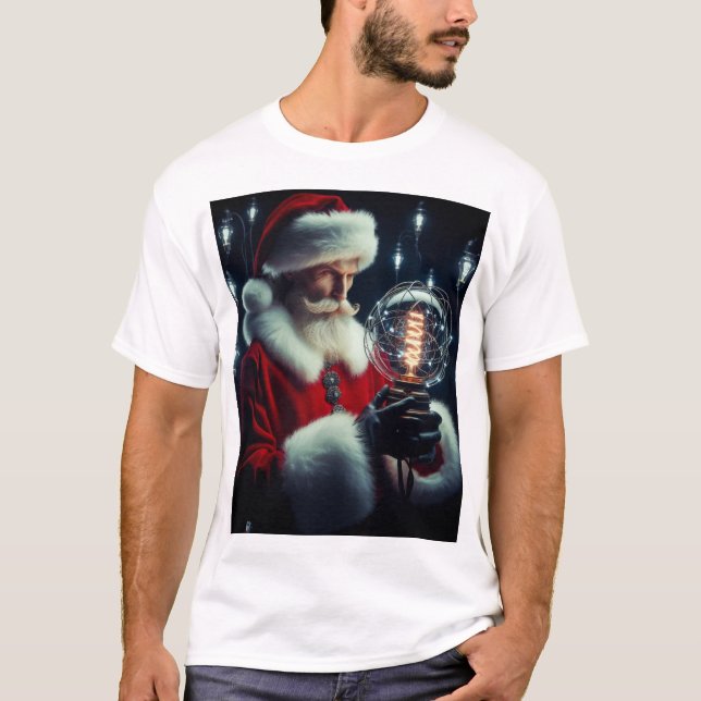 Nicola Tesla natal Camiseta T-Shirt (Front)