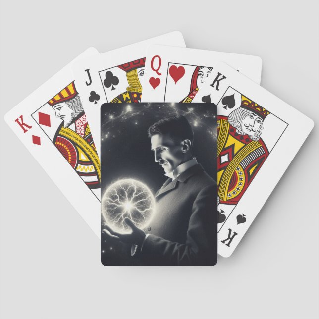Nicola Tesla Poker Cards (Back)