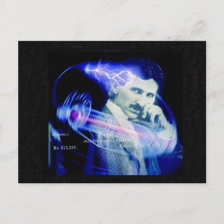 Nicola Tesla Postcard