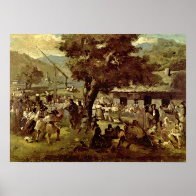 Nicolae Grigorescu - Hora Poster (Front)