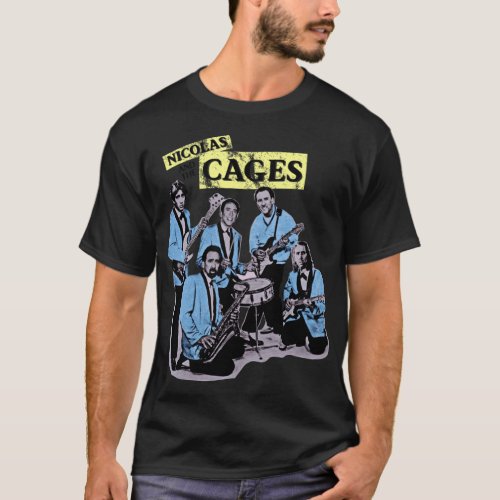 Nicolas and the Cages   T_Shirt