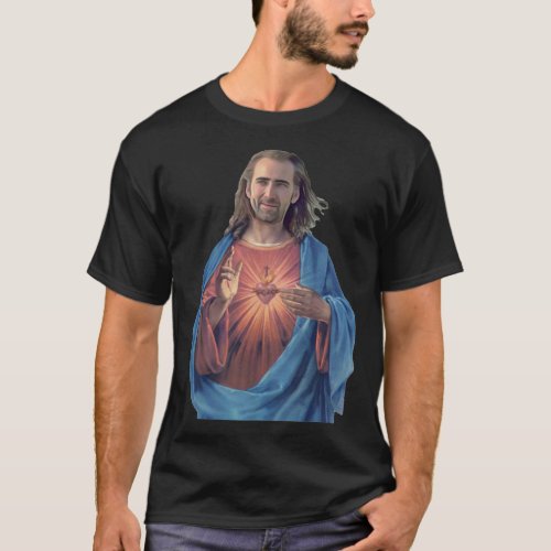 Nicolas Cage is Jesus    T_Shirt