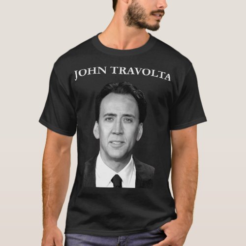 Nicolas Cage John Travolta Face Off Men_s Women_s  T_Shirt
