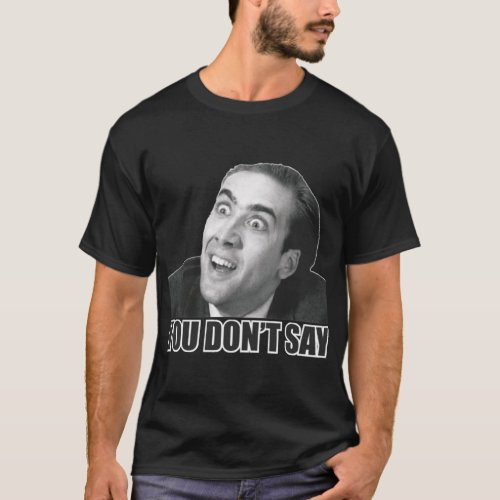 Nicolas Cage Meme Shirts  
