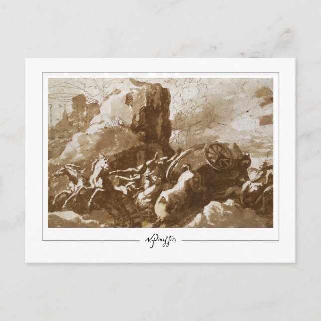Nicolas Poussin #222 - Fine Art Postcard (Front)