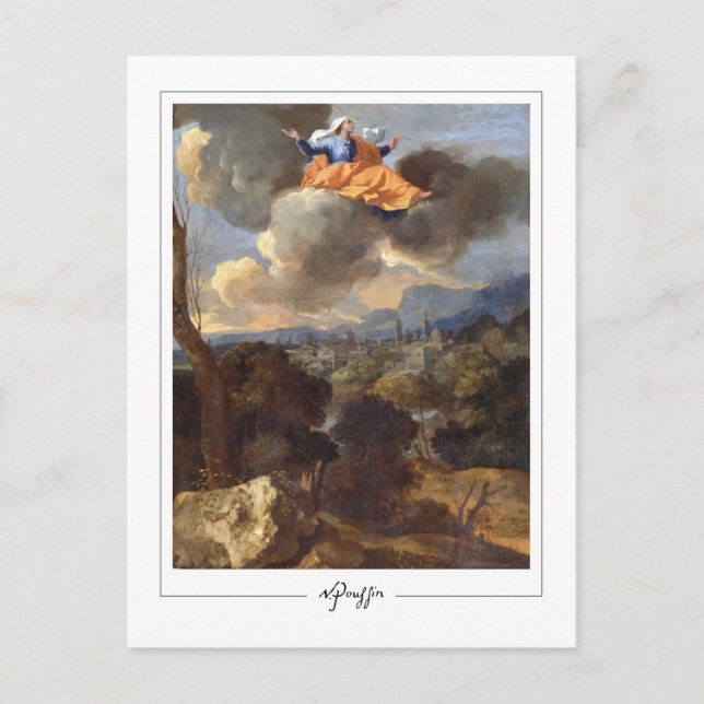 Nicolas Poussin #52 - Fine Art Postcard (Front)