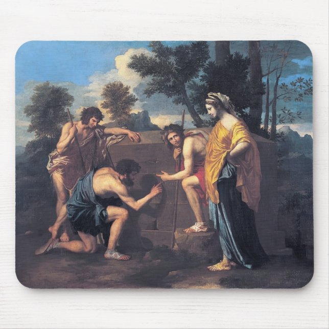 Nicolas Poussin- Et in Arcadia ego Mouse Pad (Front)