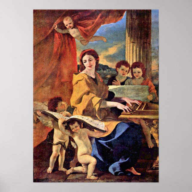 Nicolas Poussin - St Cecilia Poster (Front)