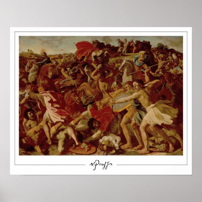 Nicolas Poussin Zedign Art Poster #122 (Front)