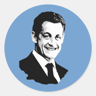 Nicolas Sarkozy Classic Round Sticker