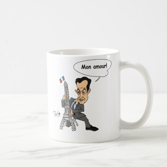 Nicolas Sarkozy Coffee Mug (Right)