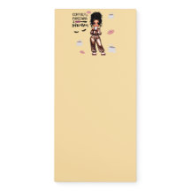 Nicole Coffee & Mascara Magnetic Notepad