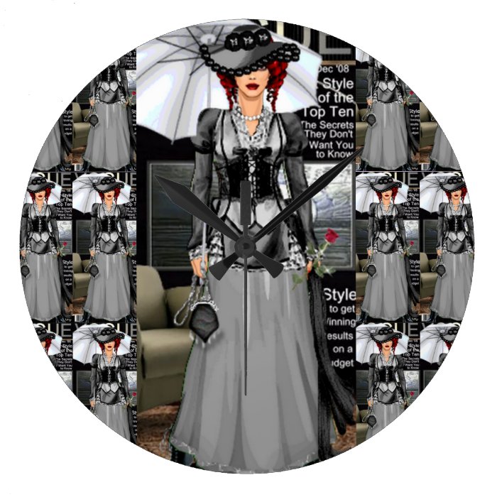 Nicole ~ Fashion Vixens Collectible Wall Clock