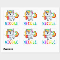 Funny And Cute Unicorn Stickers, Zazzle