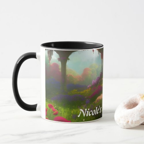 Nicoles Morning Tea Personalized Customizable Mug