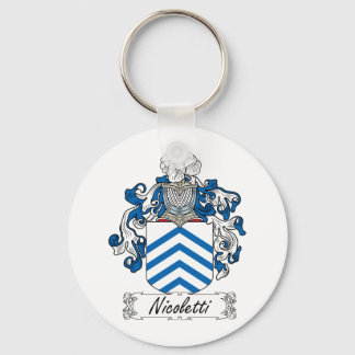 Nicoletti Family Crest Keychain